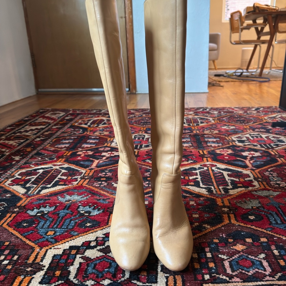 Brand new Loeffler Randall Goldy Tall boots 6 1/2 - Picture 4 of 4